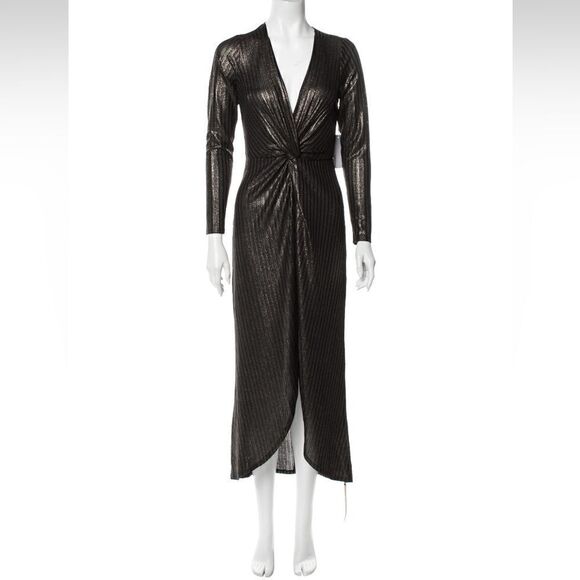 Reformation Black Midi Length Dress - Picture 1 of 3